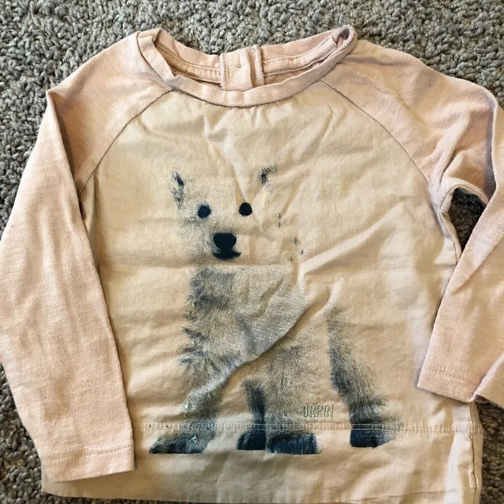 Gap mixed-media Westie shirt in EUC!